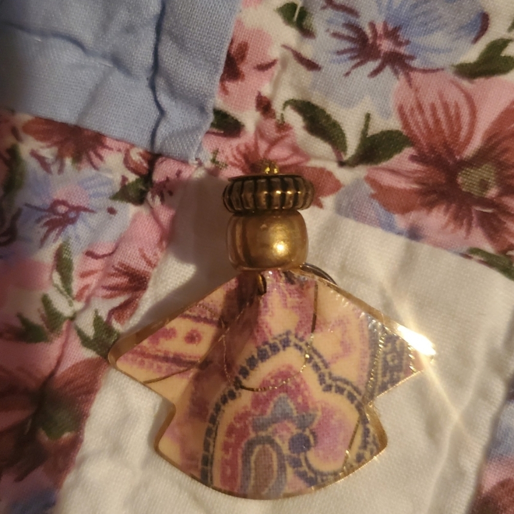 Cottagecore Metal Angel Pin